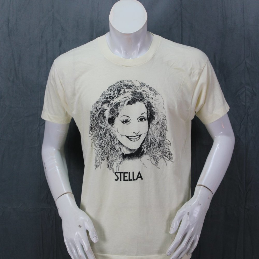 Vintage Country Music Shirt - Stella Parton Screen Stars - Men's Extra Large